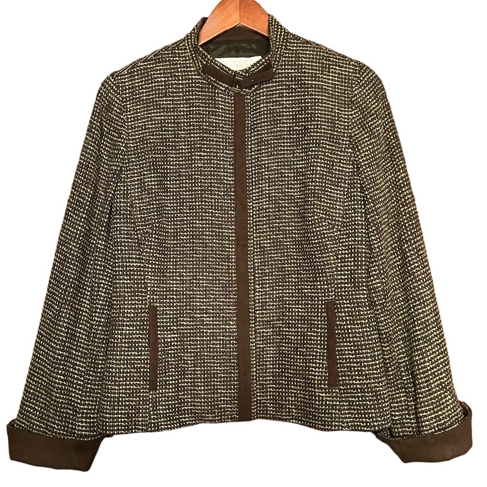 Doncaster Brown and White Tweed Blazer